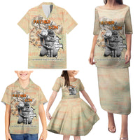 Personalized Father And Son Family Matching Puletasi and Hawaiian Shirt Gift for Dad - Wonder Print Shop