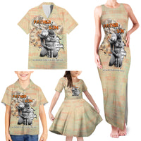 Personalized Father And Son Family Matching Tank Maxi Dress and Hawaiian Shirt Gift for Dad - Wonder Print Shop