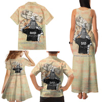 Personalized Father And Son Family Matching Tank Maxi Dress and Hawaiian Shirt Gift for Dad - Wonder Print Shop