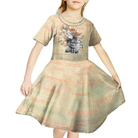 Personalized Father And Son Kid Short Sleeve Dress Gift for Dad - Wonder Print Shop