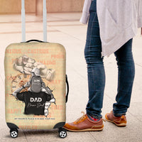 Personalized Father And Son Luggage Cover Gift for Dad - Wonder Print Shop
