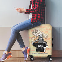 Personalized Father And Son Luggage Cover Gift for Dad - Wonder Print Shop