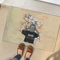 Personalized Father And Son Rubber Doormat Gift for Dad - Wonder Print Shop