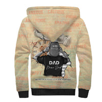 Personalized Father And Son Sherpa Hoodie Gift for Dad - Wonder Print Shop