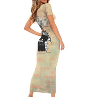 Personalized Father And Son Short Sleeve Bodycon Dress Gift for Dad - Wonder Print Shop