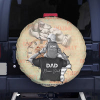 Personalized Father And Son Spare Tire Cover Gift for Dad - Wonder Print Shop