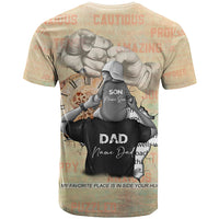 Personalized Father And Son T Shirt Gift for Dad - Wonder Print Shop