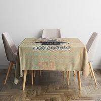 Personalized Father And Son Tablecloth Gift for Dad - Wonder Print Shop