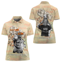 Personalized Father And Son Women Polo Shirt Gift for Dad - Wonder Print Shop
