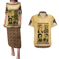 Freedom Fighters Couples Matching Puletasi and Hawaiian Shirt Civil Rights Leaders Revolution - Wonder Print Shop