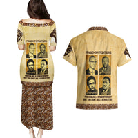 Freedom Fighters Couples Matching Puletasi and Hawaiian Shirt Civil Rights Leaders Revolution - Wonder Print Shop