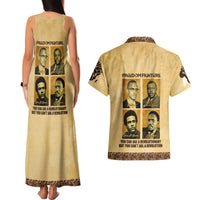 Freedom Fighters Couples Matching Tank Maxi Dress and Hawaiian Shirt Civil Rights Leaders Revolution - Wonder Print Shop