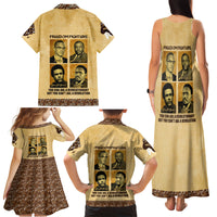 Freedom Fighters Family Matching Tank Maxi Dress and Hawaiian Shirt Civil Rights Leaders Revolution - Wonder Print Shop