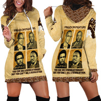 Freedom Fighters Hoodie Dress Civil Rights Leaders Revolution - Wonder Print Shop