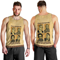 Freedom Fighters Men Tank Top Civil Rights Leaders Revolution - Wonder Print Shop