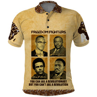 Freedom Fighters Polo Shirt Civil Rights Leaders Revolution - Wonder Print Shop