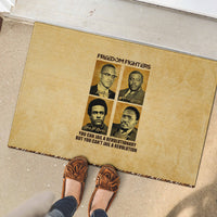 Freedom Fighters Rubber Doormat Civil Rights Leaders Revolution - Wonder Print Shop