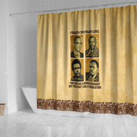 Freedom Fighters Shower Curtain Civil Rights Leaders Revolution