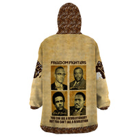 Freedom Fighters Wearable Blanket Hoodie Civil Rights Leaders Revolution - Wonder Print Shop