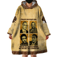 Freedom Fighters Wearable Blanket Hoodie Civil Rights Leaders Revolution - Wonder Print Shop