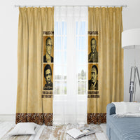 Freedom Fighters Window Curtain Civil Rights Leaders Revolution - Wonder Print Shop