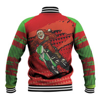 Braaap Baseball Jacket Motorcross Santa Christmas - Wonder Print Shop