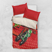 Braaap Bedding Set Motorcross Santa Christmas - Wonder Print Shop
