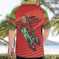 Braaap Hawaiian Shirt Motorcross Santa Christmas - Wonder Print Shop