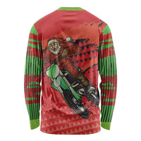Braaap Long Sleeve Shirt Motorcross Santa Christmas - Wonder Print Shop