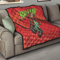 Braaap Quilt Motorcross Santa Christmas - Wonder Print Shop