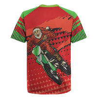 Braaap Rugby Jersey Motorcross Santa Christmas - Wonder Print Shop