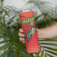 Braaap Skinny Tumbler Motorcross Santa Christmas - Wonder Print Shop