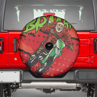 Braaap Spare Tire Cover Motorcross Santa Christmas - Wonder Print Shop
