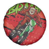 Braaap Spare Tire Cover Motorcross Santa Christmas - Wonder Print Shop