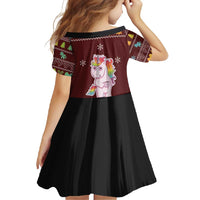 Cant Hear You Unicorn Christmas Family Matching Short Sleeve Bodycon Dress and Hawaiian Shirt - Wonder Print Shop
