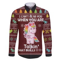 Cant Hear You Unicorn Christmas Family Matching Summer Maxi Dress and Hawaiian Shirt - Wonder Print Shop