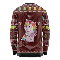 Cant Hear You Unicorn Christmas Long Sleeve Shirt - Wonder Print Shop