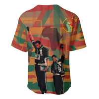 Black Power Fists of Freedom Baseball Jersey African American 1968