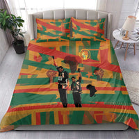 Black Power Fists of Freedom Bedding Set African American 1968