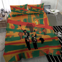 Black Power Fists of Freedom Bedding Set African American 1968