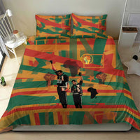 Black Power Fists of Freedom Bedding Set African American 1968