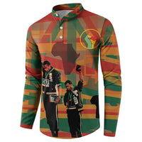 Black Power Fists of Freedom Button Sweatshirt African American 1968