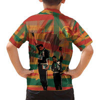 Black Power Fists of Freedom Family Matching Tank Maxi Dress and Hawaiian Shirt African American 1968
