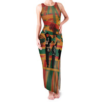 Black Power Fists of Freedom Family Matching Tank Maxi Dress and Hawaiian Shirt African American 1968