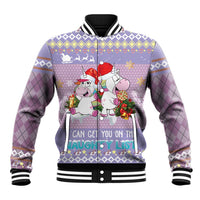 Unicorn Naughty List Baseball Jacket Christmas Funny - Wonder Print Shop