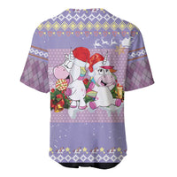 Unicorn Naughty List Baseball Jersey Christmas Funny - Wonder Print Shop