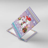 Unicorn Naughty List Canvas Wall Art Christmas Funny - Wonder Print Shop