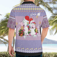 Unicorn Naughty List Hawaiian Shirt Christmas Funny - Wonder Print Shop