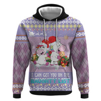 Unicorn Naughty List Hoodie Christmas Funny - Wonder Print Shop