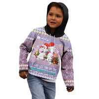Unicorn Naughty List Kid Hoodie Christmas Funny - Wonder Print Shop